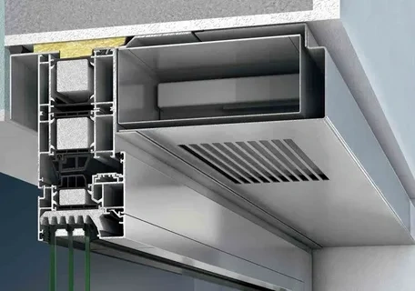 Installation de ventilation intégrée Renson sur nouveau châssis PVC à Anderlecht pour éviter la condensation.